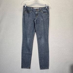 Bullhead Extreme Skinny Jeans Womens Size 7  Dark Wash Blue Denim